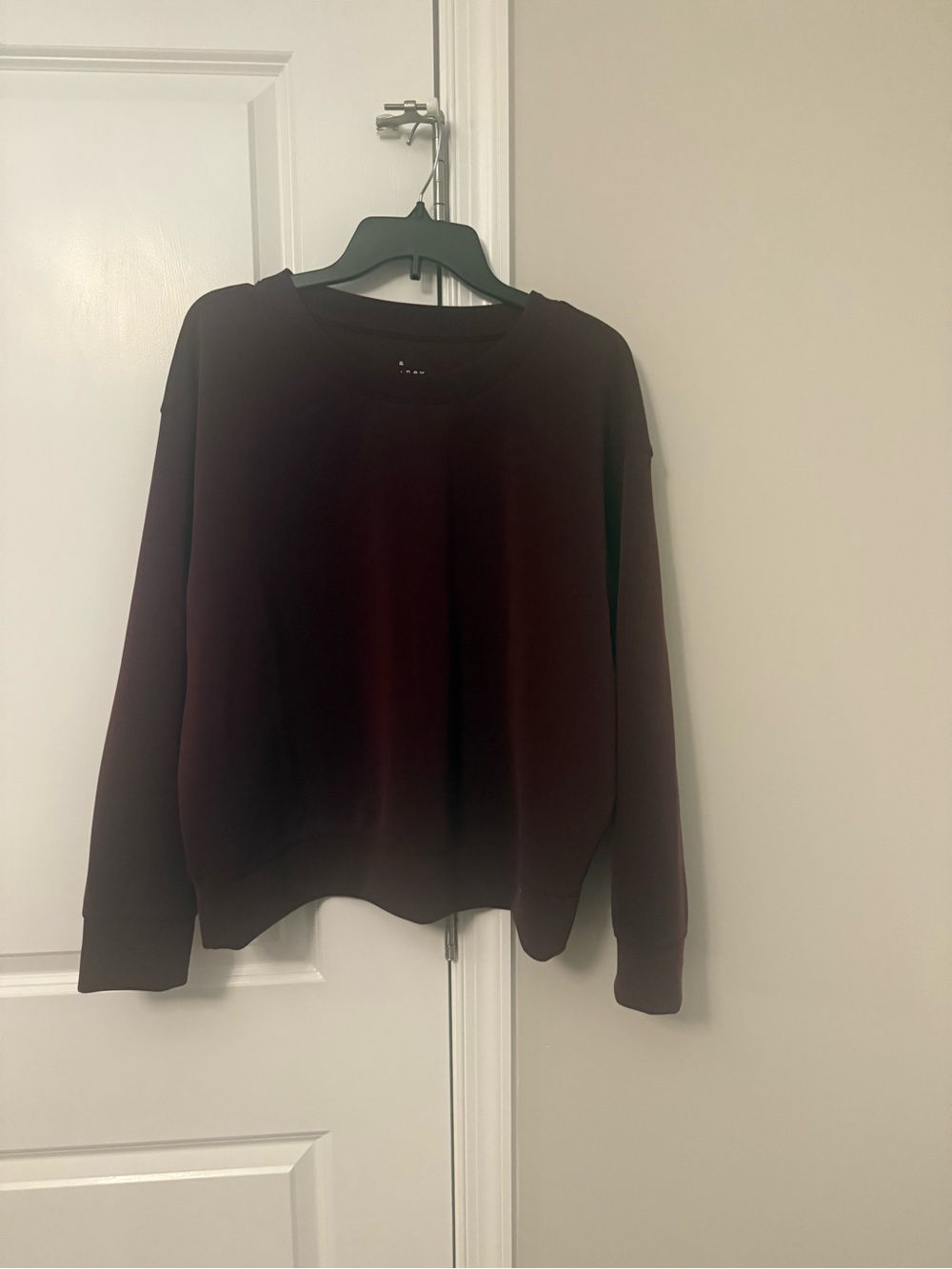 a new day Crewneck Sweatshirt in Deep Burgundy